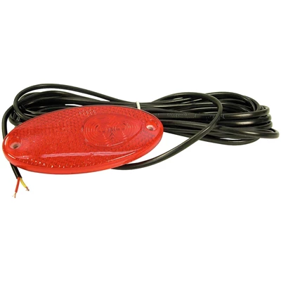 Äärivalo LED Punainen 12V 5,0M OVAALI
