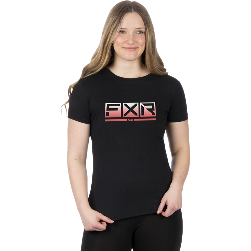 W Podium Premium T-Shirt XS Black/Muted Melon