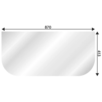 Tuulilasi Volvo B Alempi