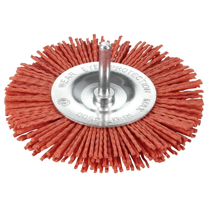 Puhdistusharja nylon GR80 100mm 6mm kara