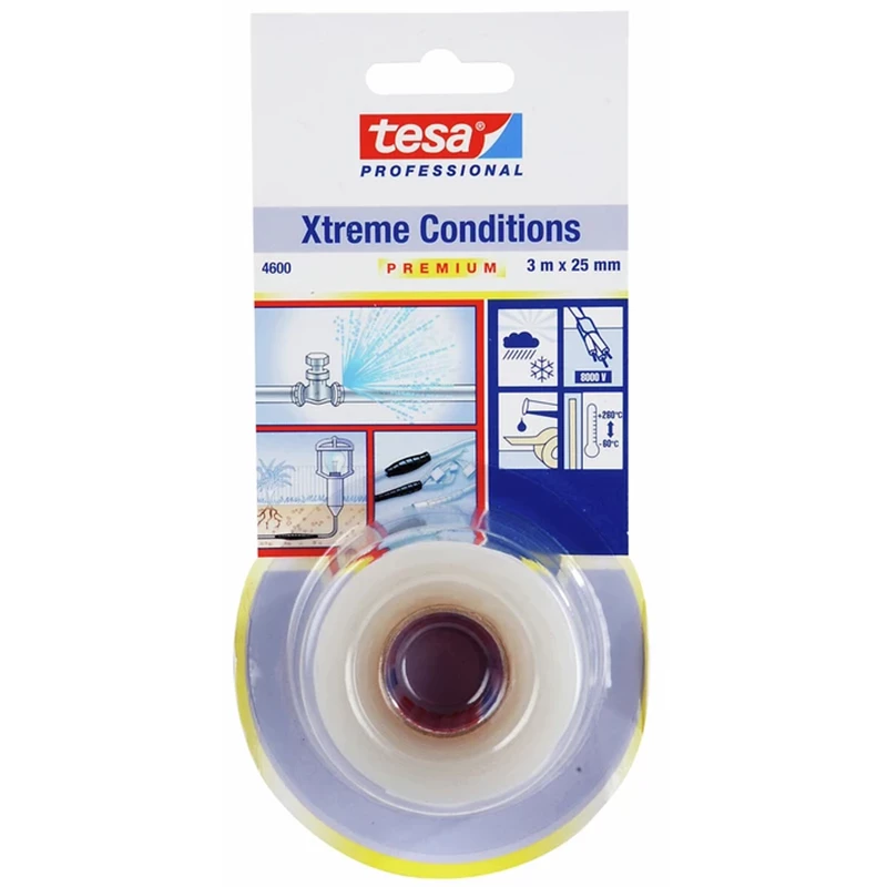 Silikoniteippi vulkanoituva 3m/25mm 4600 kirkas