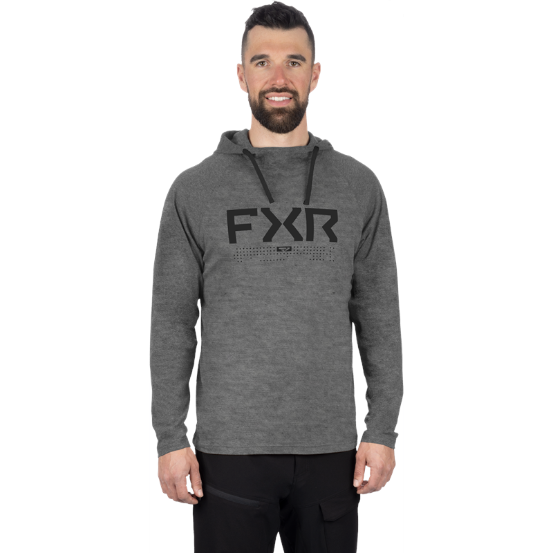 M Trainer Premium Lite PO Hoodie XL Grey Heather/Asphalt