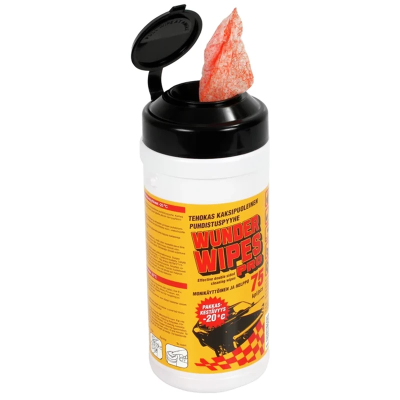 Puhdistuspyyhe 75kpl Prof Wunder Wipes 195X266mm