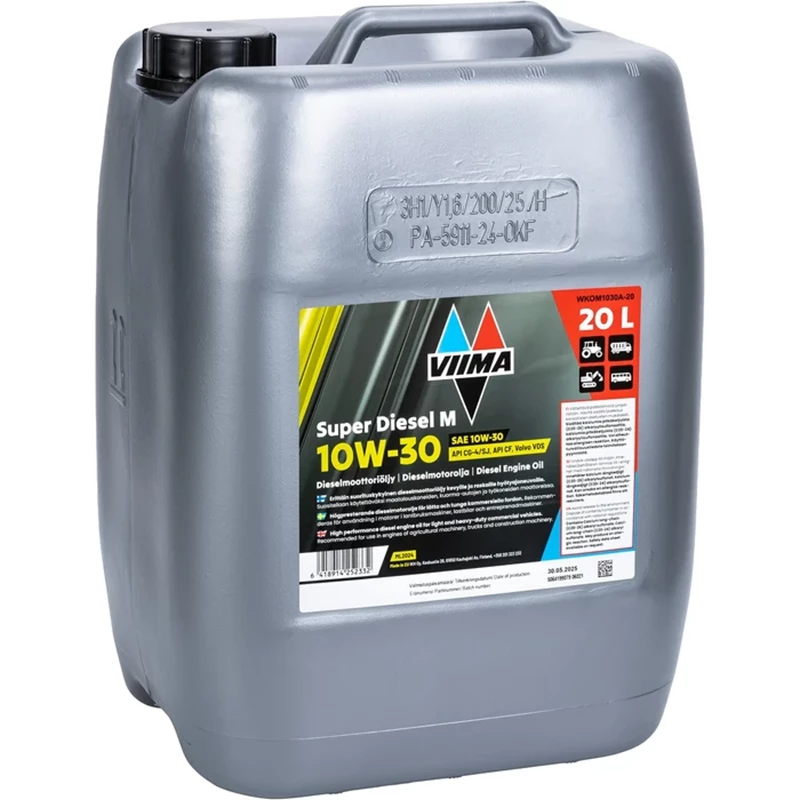 Viima Super Diesel M 10W-30 20l Dieselmoottoriöljy
