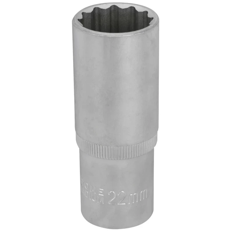 Hylsy 1/2"- 22mm 12-Kulma Pitkä