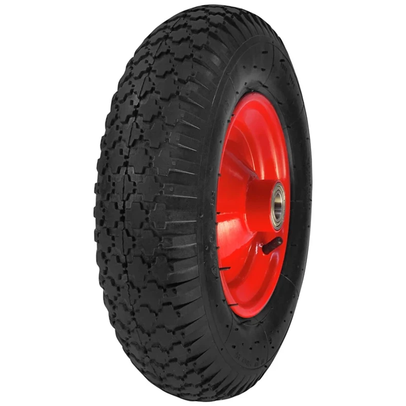 Pyörä 4.00X8/4 Met/Kuulal. Täydellinen