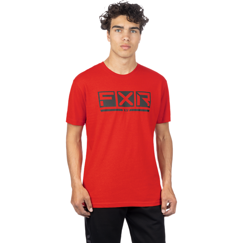 M Podium Premium T-Shirt XL Red Heather/Black