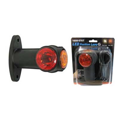 Led-äärivalo kumivarrella
