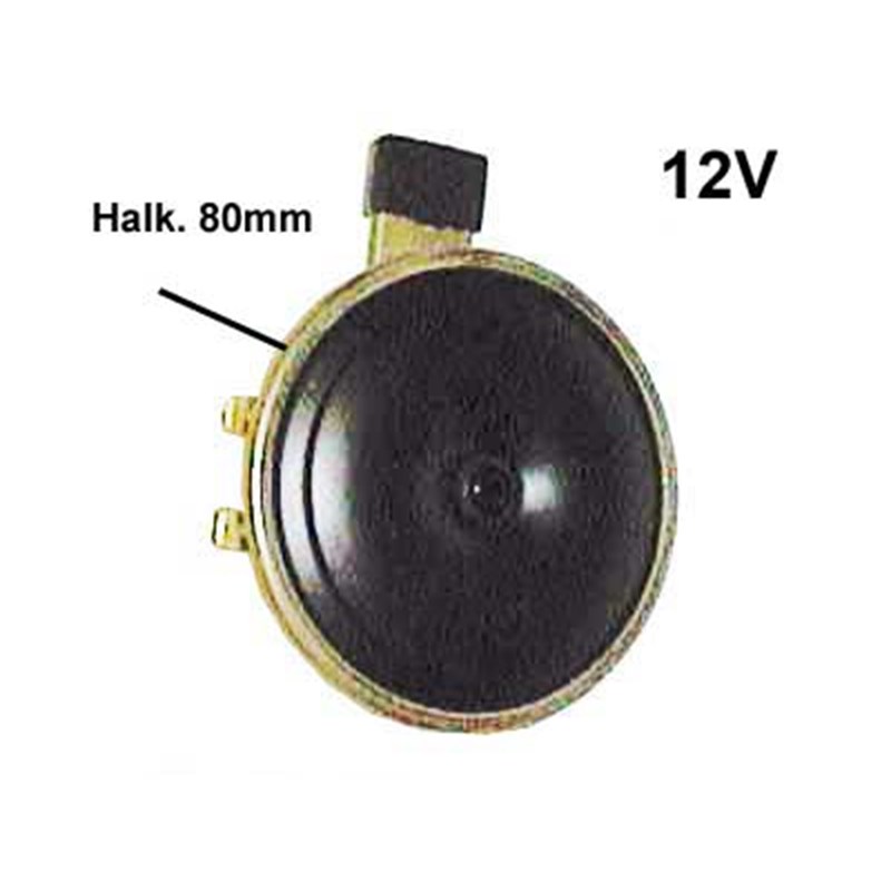 Äänitorvi 12V 80mm 2-NAP.