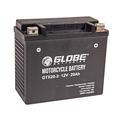 Globe Geeliakku 12V 20AH 175X87X154 -/+ 310A (EN)