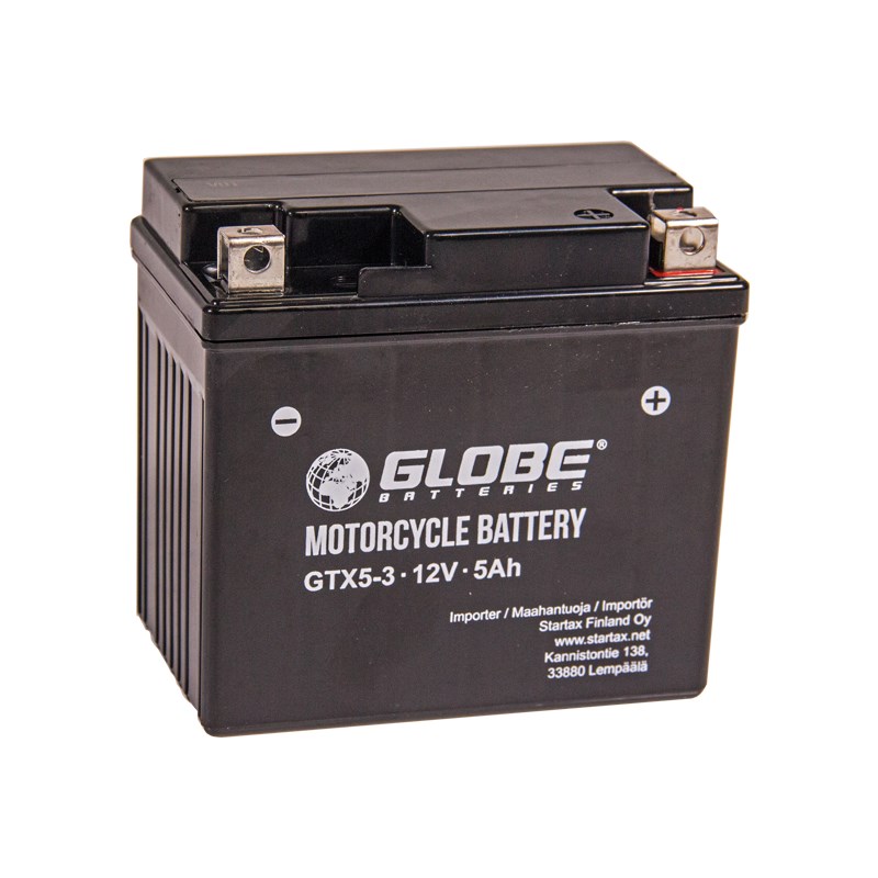 Globe Geeliakku 12V 5AH 113X69X105 -/+ 90A (EN)