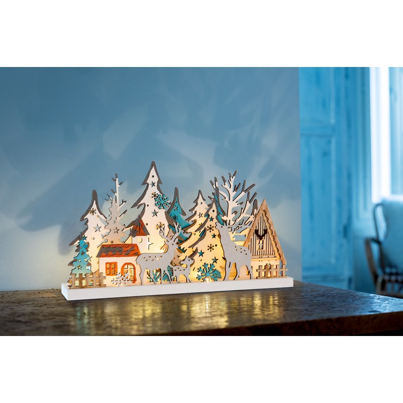 Airam Stille puinen koriste värikäs B/O