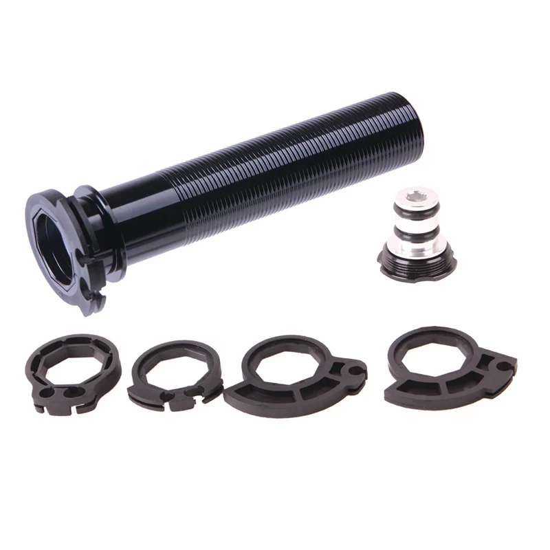 ODI Fusion PRO Alloy Throttle Tube MX 7/8" BLACK Alloy with Internal Sealed Bea