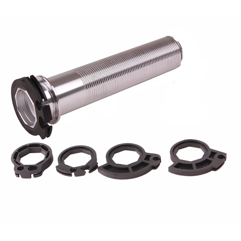 ODI Fusion Alloy Throttle Tube MX 7/8" SILVER Alloy with Teflon Internal Sleeve