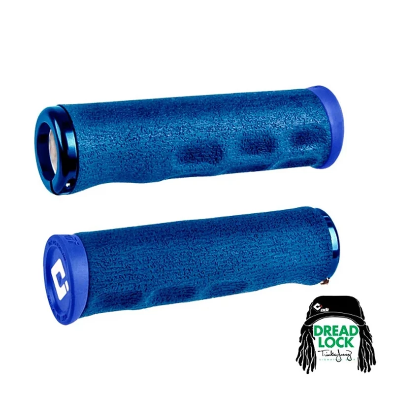 ODI Tinker Juarez-Dread Lock E-MTB Grip 130mm Blue/Blue