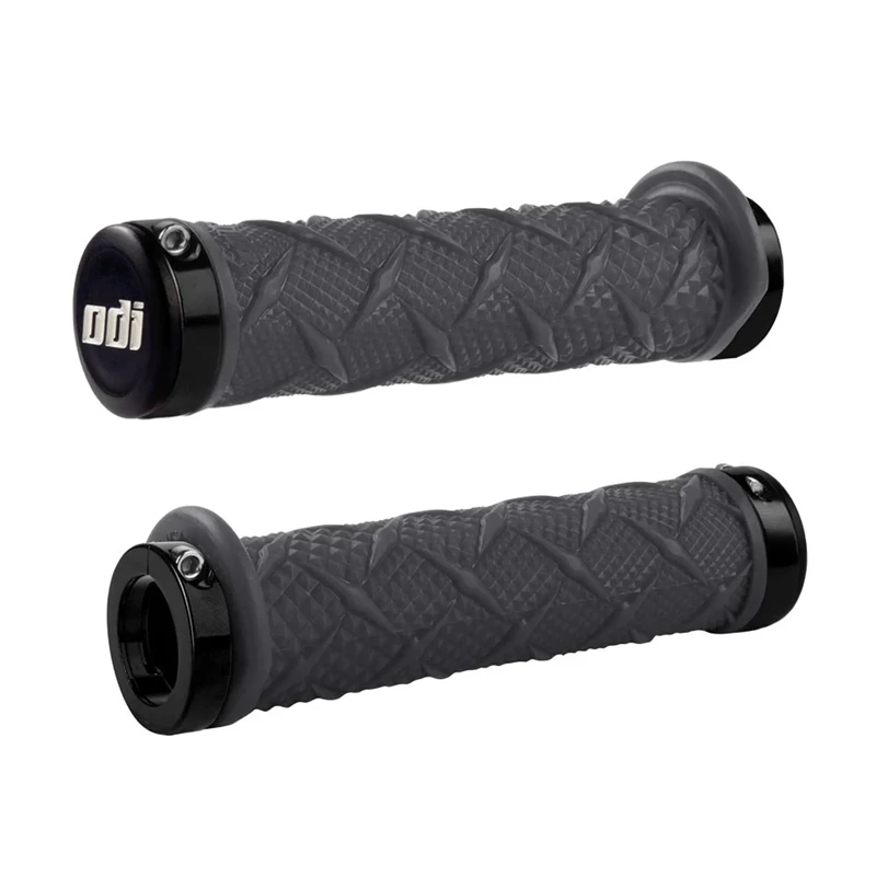 ODI ATV DUAL LOCK-ON GRIPS X-Treme Grip Graphite w/Black Clamps