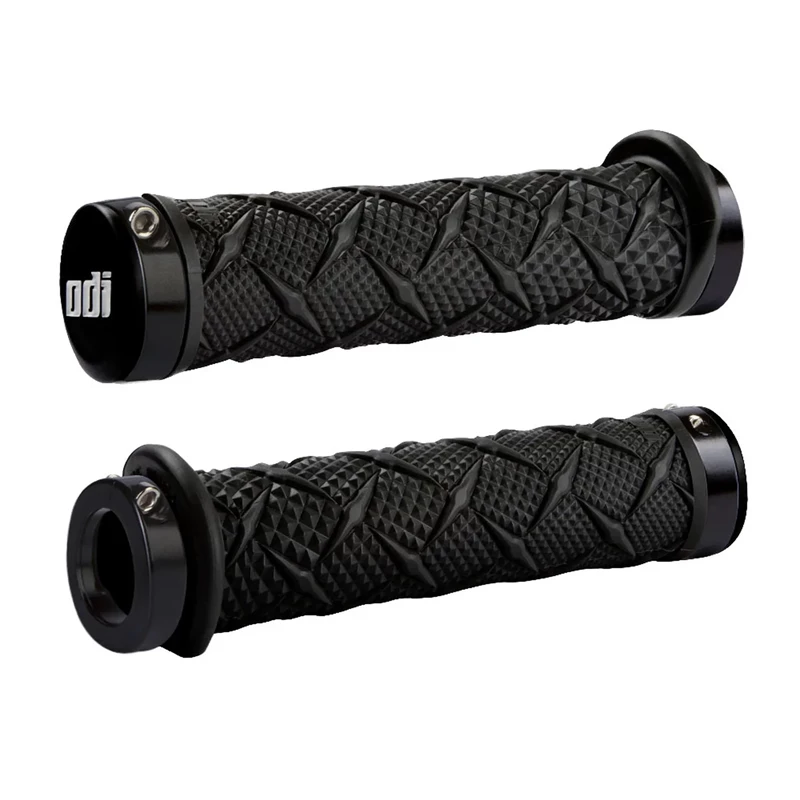ODI ATV DUAL LOCK-ON GRIPS X-Treme Grip Black w/Black Clamps