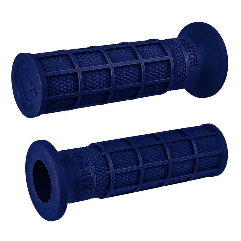 ODI Street V-Twin HART-LUCK Full-Waffle Grip Dark Blue