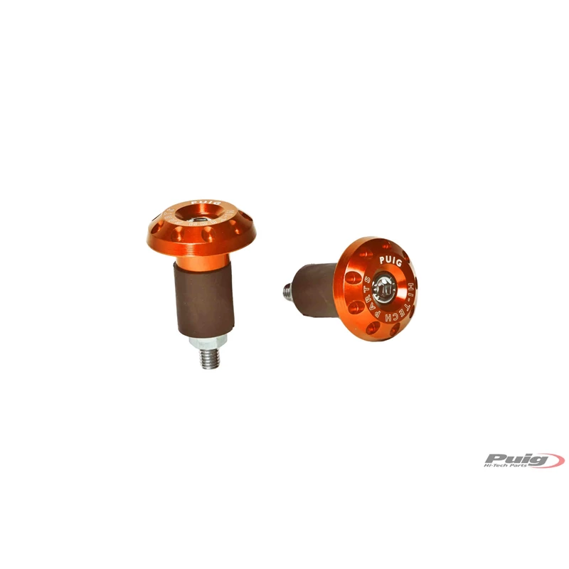 Puig Bar Ends Aluminium Race Universal C/Orange 13-18mm