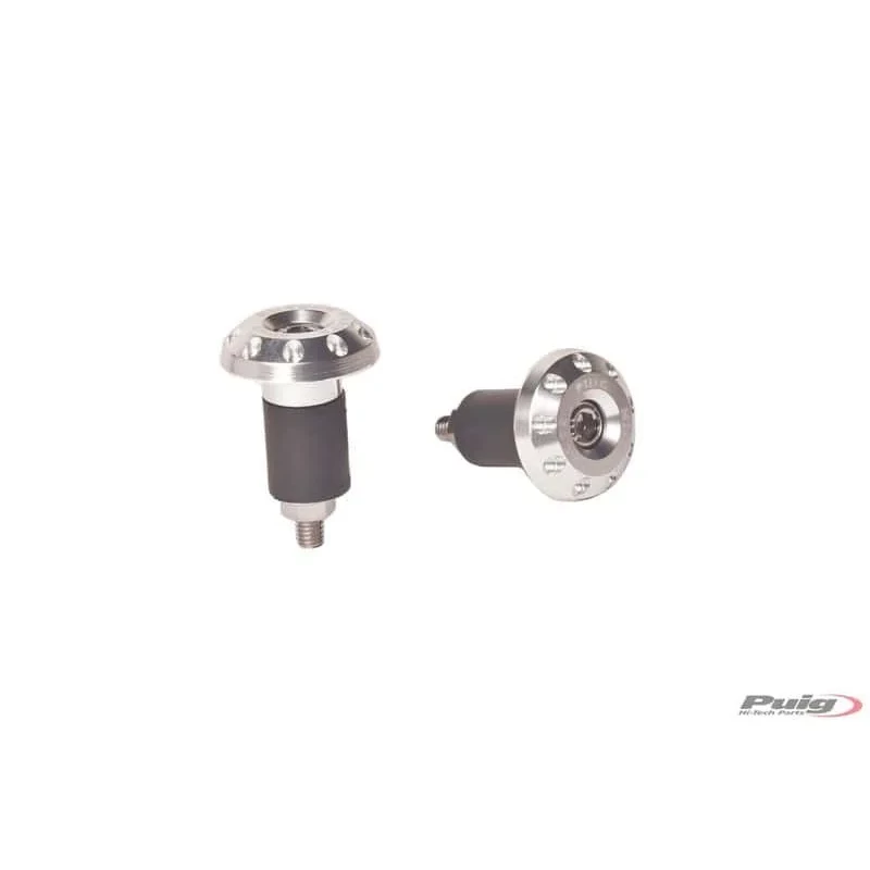 Puig Bar Ends Aluminium Race Universal C/Silver 13-18mm
