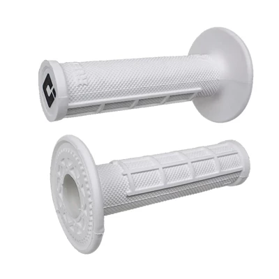 ODI Glue-On Grip Half-Waffle MX Single-Ply (Ruffian) White (Pro Soft)