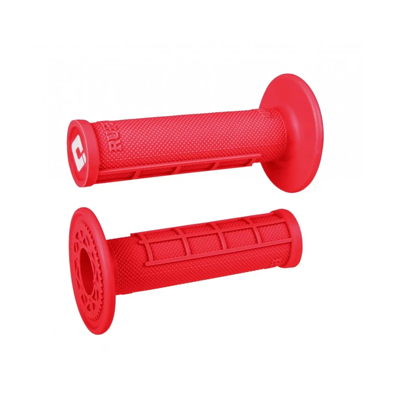 ODI Glue-On Grip Half-Waffle MX Single-Ply (Ruffian) Red