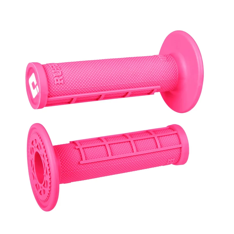 ODI Glue-On Grip Half-Waffle MX Single-Ply (Ruffian) Pink
