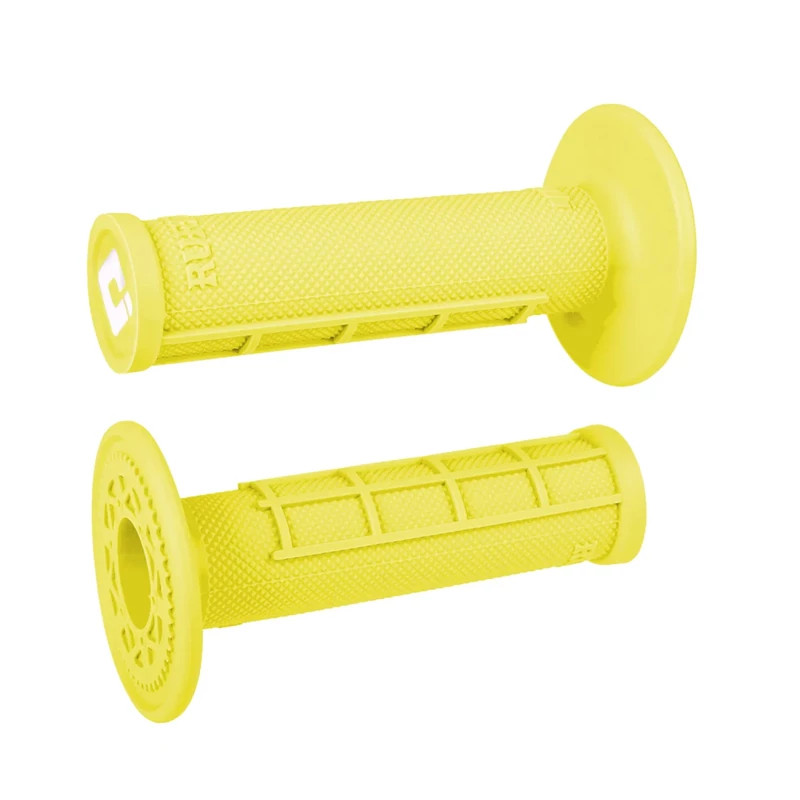 ODI Glue-On Grip Half-Waffle MX Single-Ply (Ruffian) FLO-Yellow