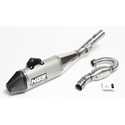 HGS Exhaust system 4T Complete Grey Carbon KX250F 25-..