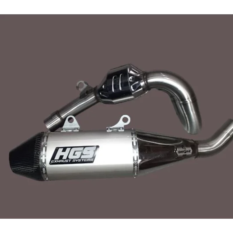 HGS Täysputkisto 4T new design KTM450SX-F FC450 MC450F 23-.. Grey Carbon