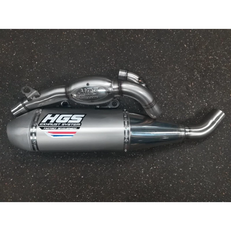 HGS Täysputkisto 4T New design KX450 19-23 Steel end cap