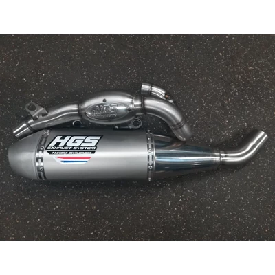 HGS Täysputkisto 4T New design KX450 19-23 Steel end cap