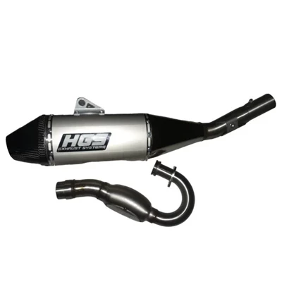 HGS Täysputkisto 4T CRF250R 22-24 Carbon Grey