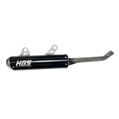 HGS Äänenvaimennin 2T Racing KTM65 TC65 MC65 16-23 Musta