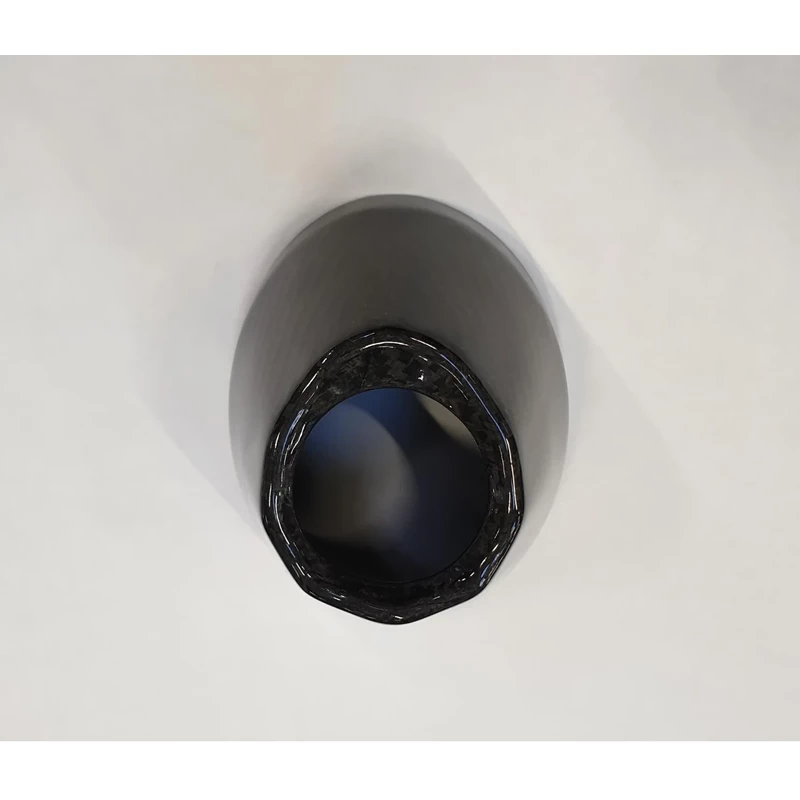 HGS End Cap Racing Carbon, 125/250cc 2T Round shape