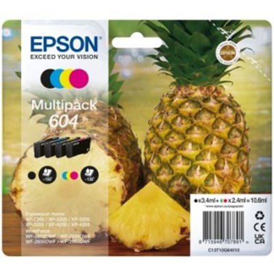Epson Pineapple Multipack mustepatruunat 4-väriä 604 INK