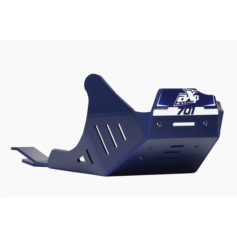 AXP Adventure Skid Plate HDPE 8mm Blue Husqvarna 701 14-26 / KTM 690 09-26