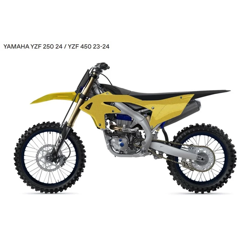 UFO Plastic kit 6-parts YZ250F 24-.. YZ450F 23-.. Gold/Black