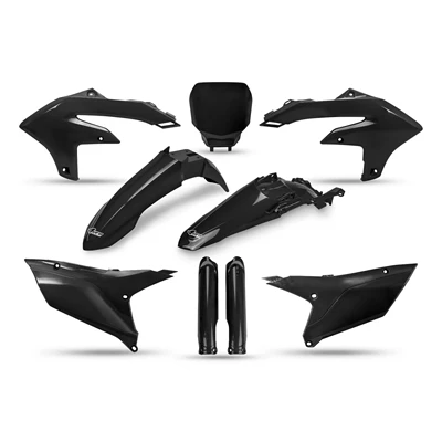 UFO Plastic kit 6-parts YZ250F 24-.. YZ450F 23-.. Black