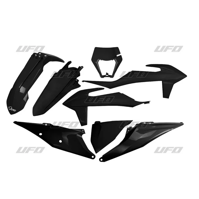 UFO Muovisarja 6-osainen Musta 001 KTM EXC/EXC-F 125-500 20-23