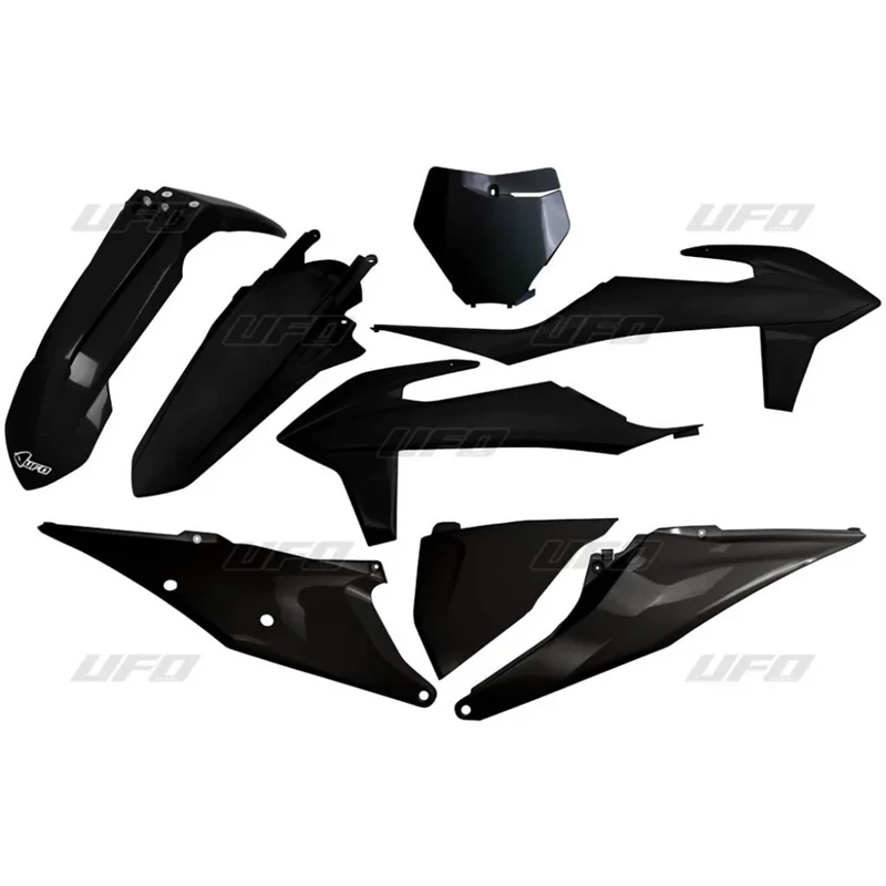 UFO Muovisarja 5-osainen Musta 001 KTM SX/SXF125-450 19-22