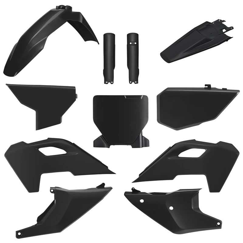 Polisport MX Full Plastic Kit TC/FC 23-24 Black