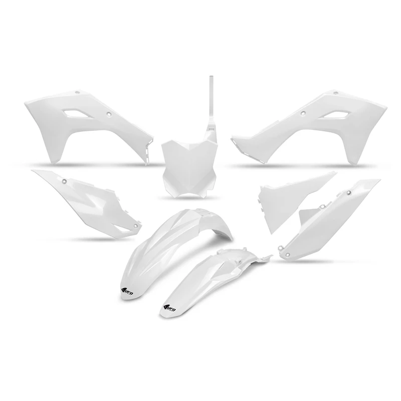 UFO Plastic kit 5-parts White KX250F 25-.. KX450F 24-..