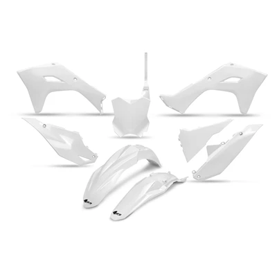 UFO Plastic kit 5-parts White KX250F 25-.. KX450F 24-..
