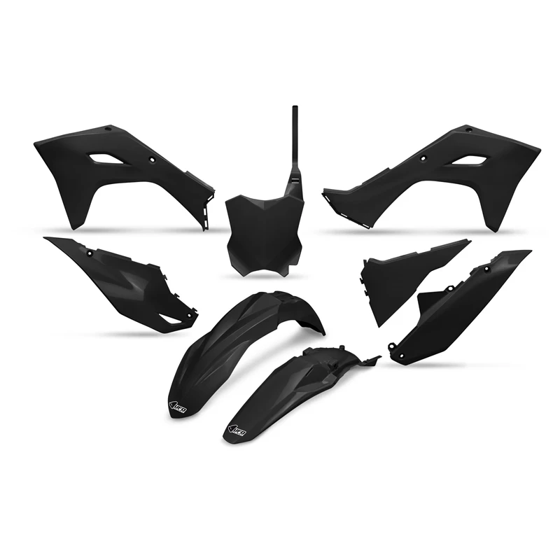 UFO Plastic kit 5-parts Black KX250F 25-.. KX450F 24-..