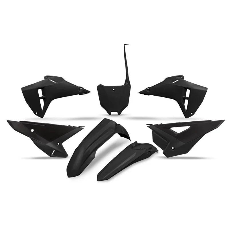 UFO Plastic kit 5-parts Black CRF250R 25-. CRF450R 25-..