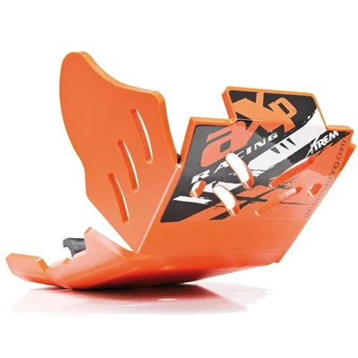 AXP Xtrem HDPE Skid Plate Orange KTM 250EXCF/350 EXCF 17-23