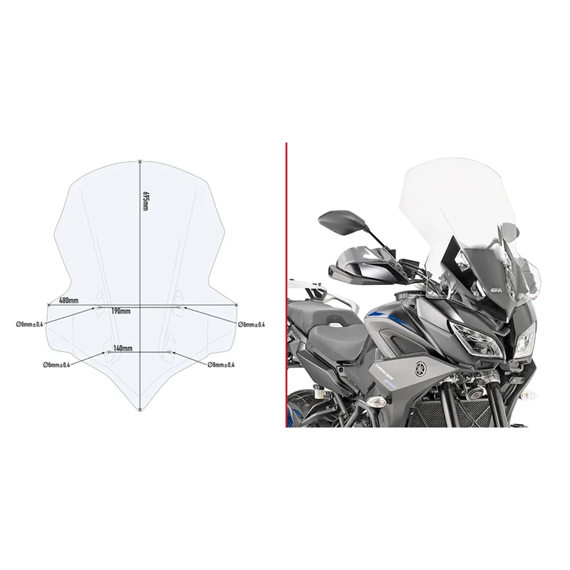 GIVI SPOILER YAMAHA TRACER