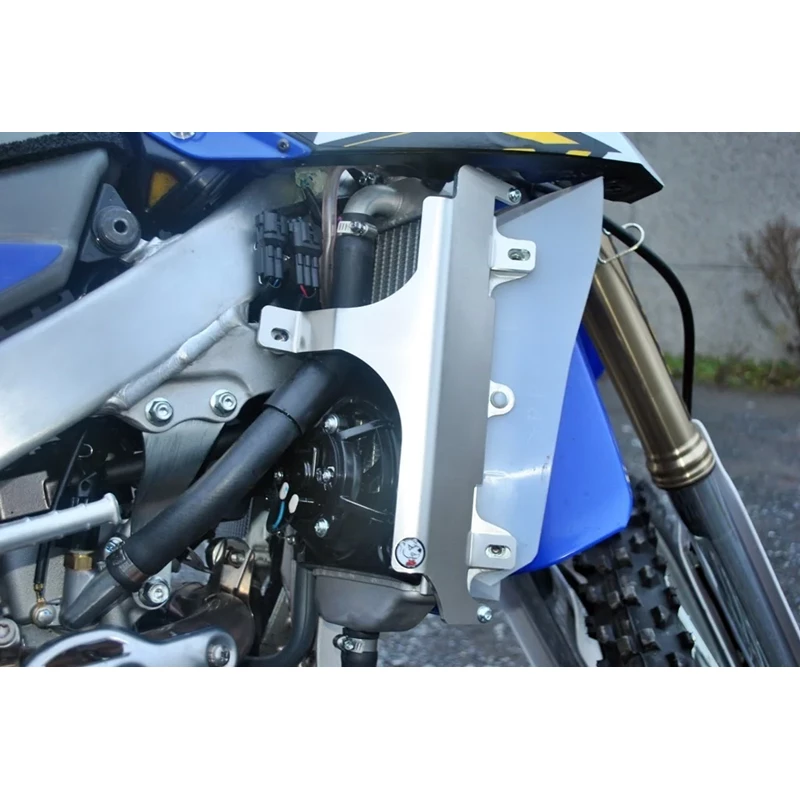 AXP Radiator Braces Blue Spacers Yamaha WR250F 15-19 / WR450F 16-18