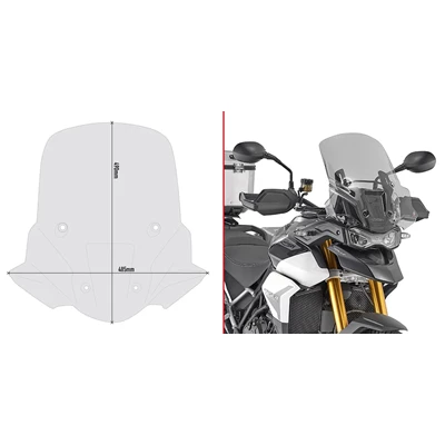GIVI SPOILER T.TIGER 900 2020 FUME'